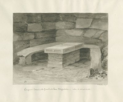قاعة إيلام - "Congrave&39;s Retreat": رسم بني داكن بواسطة جون باكلر