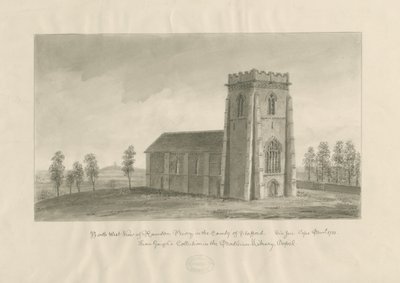 رانتون أبي [بريوري]: رسم بني داكن ، بدون تاريخ [1770-1851] (رسم) بواسطة جون باكلر