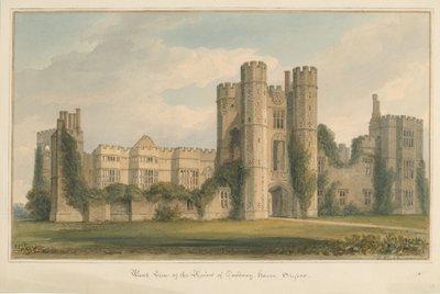 ساسكس - Cowdray House ، 1825 بواسطة جون باكلر