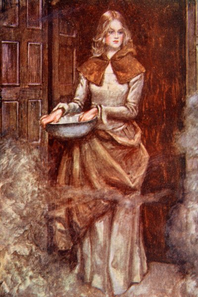 "أحضر الماء إلى هنا ورش الغرفة" ، رسم توضيحي من "تقدم الحاج" لجون بونيان ، أخبرته ماري ماكجريجور ، نشرته TC و EC Jack ، 1907 بواسطة جون بيام ليستون شو