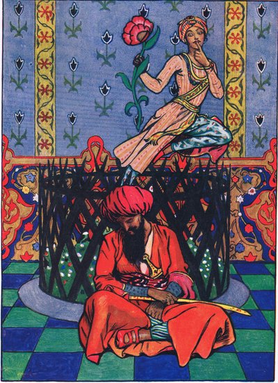 خيالية أورموز الفارسي ، التوضيح منحديقة كاما (وكلمات أخرى من الهند) ، 1920 بواسطة جون بيام ليستون شو