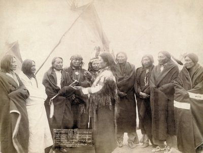 الزعماء الهنود في ديدوود ، داكوتا الجنوبية ، 1891 بواسطة جون سي جرابيل