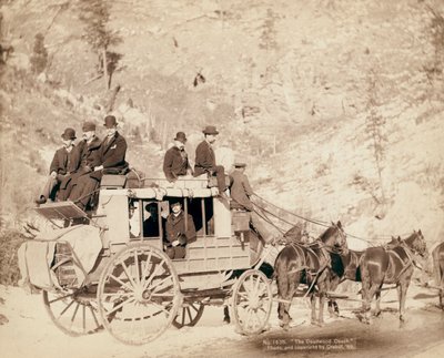 الغرب القديم Deadwood Stagecoach بواسطة جون سي جرابيل