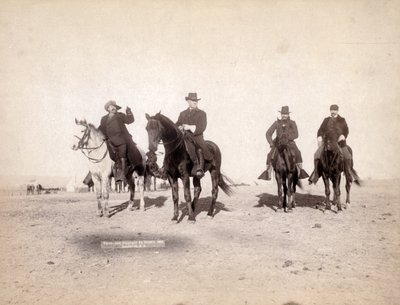 عرض معسكر هندي معادي ، 1891 بواسطة جون سي جرابيل