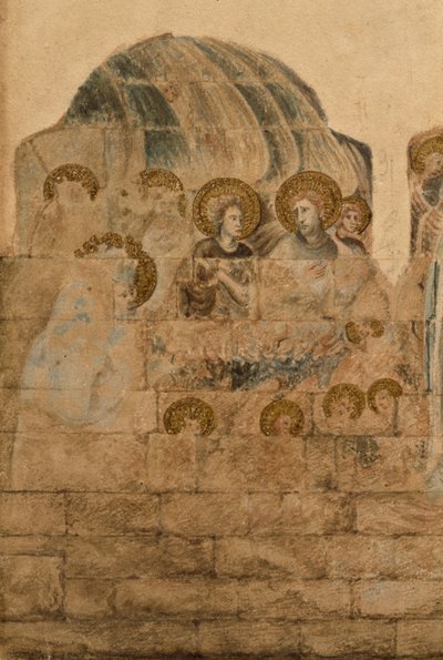 دراسة اللوحات الجدارية في دار الفصل بواسطة جون كارتر