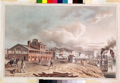 الشارع الأمامي ، سانت لويس ، ميزوري ، 1840 بواسطة جون كاسبار وايلد