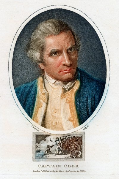 صورة لجيمس كوك ، 1800 بواسطة John Chapman