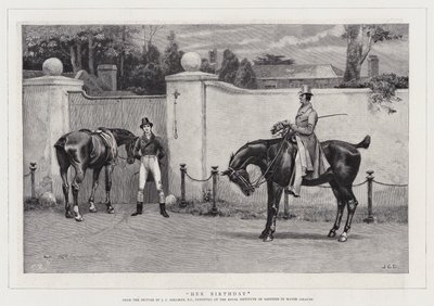 عيد ميلادها بواسطة John Charles Dollman