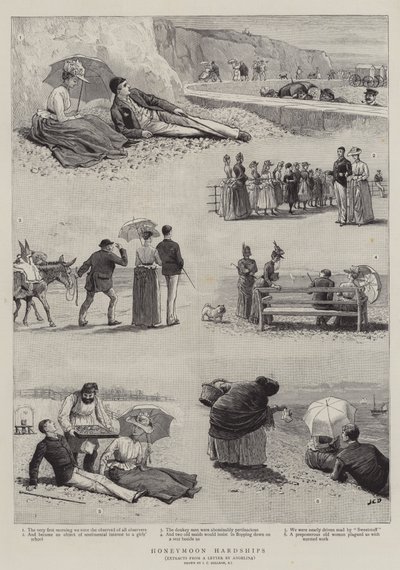 مشقات شهر العسل بواسطة John Charles Dollman
