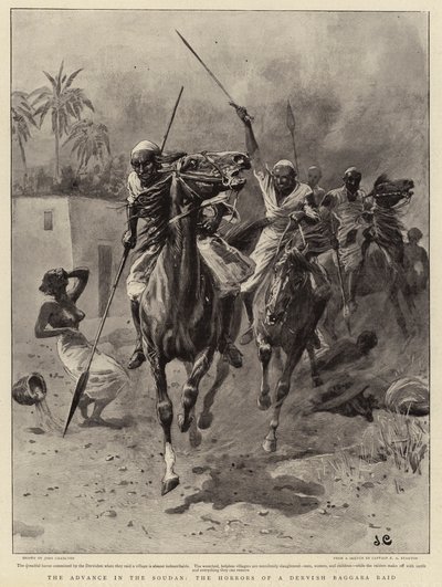 التقدم في السودان ، أهوال غارة الدراويش البقراوية بواسطة جون تشارلتون