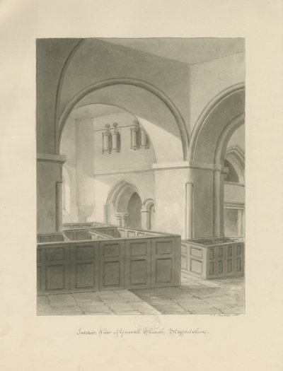 Forton - Aqualate Hall: نقش ، بدون تاريخ [1653-1686] (طباعة) بواسطة جون شيسيل بكلر