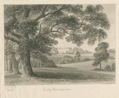 Loxley Park: رسم بني داكن ، 1841 بواسطة جون شيسيل بكلر