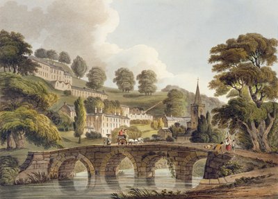 برادفورد ، من "حمام مصور بسلسلة من المشاهدات" ، نقش بواسطة حانة جون هيل (1770-1850). بقلم ويليام ميللر ، 1805 (أكواتينت) بواسطة جون كلود ناتس
