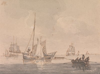الشحن في هدوء بواسطة John Cleveley the Younger