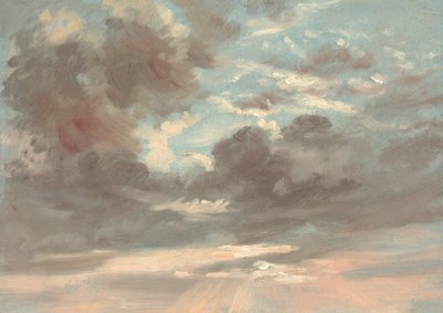 دراسة السحابة: Stormy Sunset، 1821-1822. بواسطة جون كونستابل