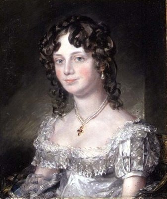 صورة للسيدة ماري فيشر ، زوجة جون فيشر ، رئيس شمامسة بيركشاير ، 1816 (انظر 74982) بواسطة John Constable