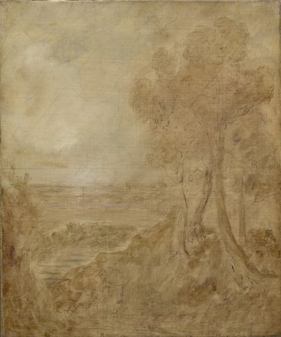 رسم تخطيطي لـ "ديدهام فالى" ، ص 1827 بواسطة جون كونستابل
