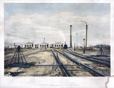 كامدن تاون إنجن هاوس ، 1838 بواسطة جون كوك بورن