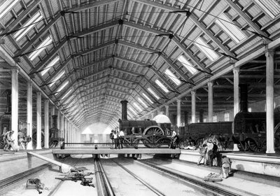 إنجل هاوس ، سويندون ، 1846 (قلم ، حبر وغسل على ورق) بواسطة جون كوك بورن
