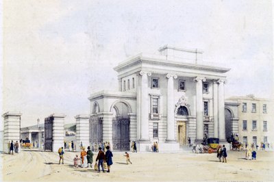 مدخل محطة برمنغهام ، 1838-1839 بواسطة جون كوك بورن