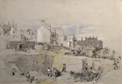 شارع بارك، كامدن تاون، 1836-39 تقريبًا (رسم بالقلم الرصاص) بواسطة جون كوك بورن