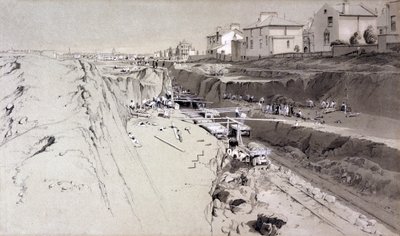 قرية بارك ، 26 أغسطس 1836 (قلم وحبر وغسل على ورق) بواسطة جون كوك بورن