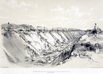 Tring Cutting ، 19 يونيو 1837 بواسطة جون كوك بورن