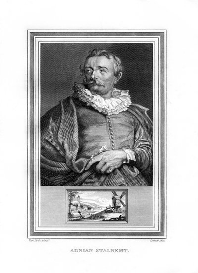 Adriaen van Stalbemt ، الرسام الفلمنكي ، 1825. بواسطة جون كورنر