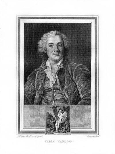 Carle or Charles-Andre van Loo ، رسام الموضوع الفرنسي ، 1825. بواسطة جون كورنر