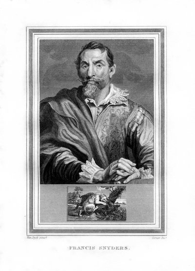 فرانس سنايدرز ، رسام عصر الفلمنكي الباروكي ، 1825. بواسطة جون كورنر