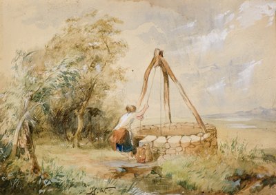 The Old Draw Well بالقرب من Golspie بواسطة جون كروفورد وينتور