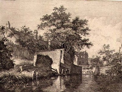 أمام نيو ميلز ، حانة. بواسطة J. & W. Freeman في عام 1821 بواسطة جون كروم