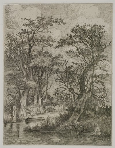 Riverscene ، حانة. بقلم J. & W. Freeman ، 1821 بواسطة جون كروم