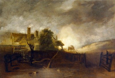 فرن الجير ، c1805 / 06 (زيت على قماش) بواسطة جون كروم