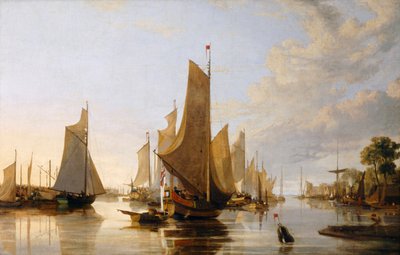 "The Yarmouth Water Frolic" ، 1821 بواسطة جون كروم