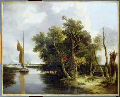 Wherries on the Yare (زيت على قماش) بواسطة جون كروم