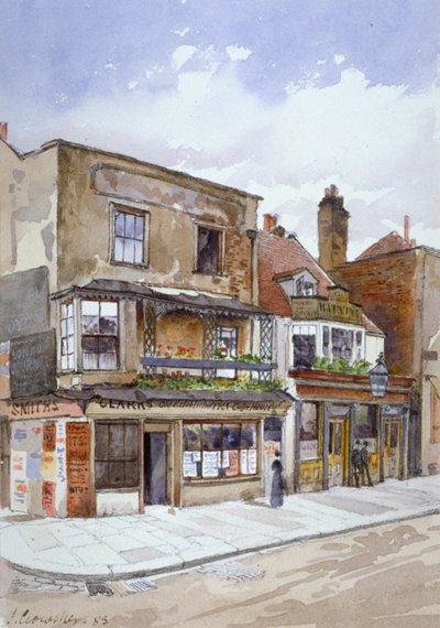 ركن من شارع Cheyne Walk و Lawrence Street ، تشيلسي ، لندن ، 1883 بواسطة جون كروثر