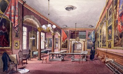 داخل قاعة الرسامين ستينرز ، لندن ، 1888 بواسطة جون كروثر