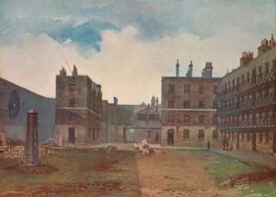 سجن كوينز بنش - The Prisoners Yard ، شارع بورو هاي ، ساوثوارك ، لندن ، 1879 1926 بواسطة جون كروثر