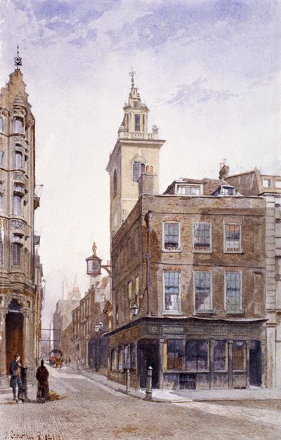 St James Garlickhythe ، شارع Upper Thames ، لندن ، 1882 بواسطة جون كروثر