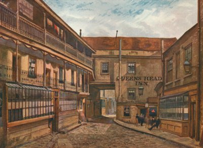 The Yard of the Queens Head Inn ، بورو ، ساوثوارك ، لندن ، 1880 1926 بواسطة جون كروثر