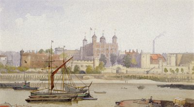 برج لندن ، ستيبني ، لندن ، c1883 بواسطة جون كروثر