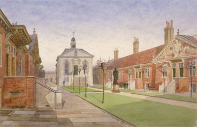Trinity Almshouses and Trinity Chapel ، طريق مايل إند ، ستيبني ، لندن ، 1883 بواسطة جون كروثر