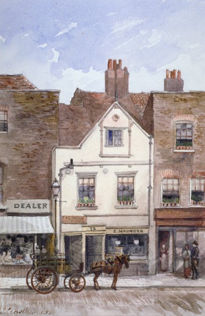 منظر رقم 72 Cheyne Walk ، تشيلسي ، لندن ، 1883 بواسطة جون كروثر