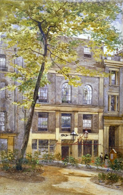 منظر لـ Woolpack Tavern ، St Peter's Alley ، مدينة لندن ، 1882 بواسطة جون كروثر
