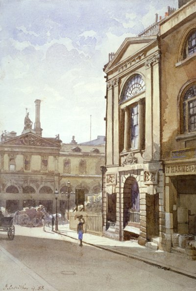 Watermen's and Lightermen's Hall ، سانت ماري في هيل ، مدينة لندن ، 1888. بواسطة جون كروثر