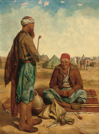 المدخنون ، 1856 بواسطة جون دالبياك لوارد