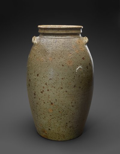 Churn, c. 1850-1883 (alkaline-glazed stoneware) بواسطة جون ديفيس (Attr.to) ليوبارد