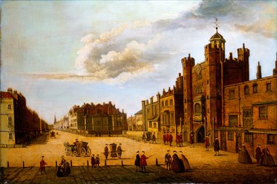 منظر أسفل Pall Mall من قصر سانت جيمس (زيت على قماش) بواسطة جون دين بول