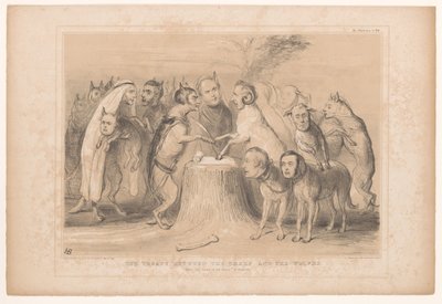ميثاق tussen de wolven en de schapen المعاهدة بين الخراف والذئاب. بعد Les Loups et les Brevis of Granville (العنوان على الكائن) اسكتشات HB (عنوان السلسلة على الكائن) بواسطة جون دويل
